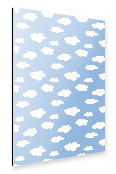 Alu-Dibond "Happy Clouds" 75x50 cm artboxONE