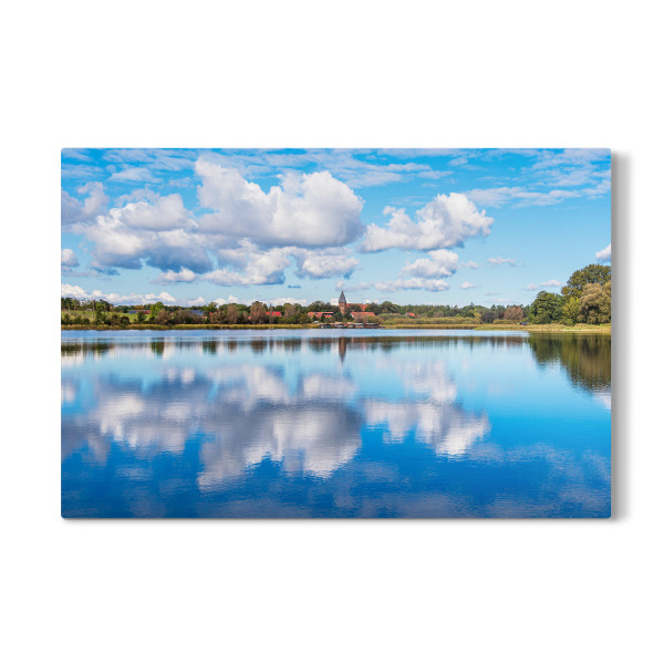 Galerie-Print "Spiegelung auf dem Krakauer See" 30x20 cm artboxONE