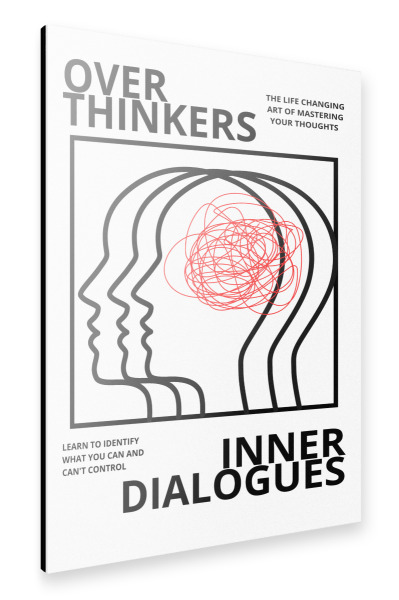 Alu-Dibond "Inner dialogues" 30x20 cm artboxONE