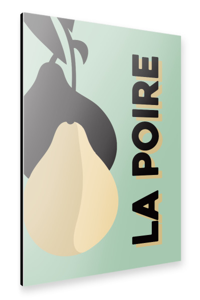 Alu-Dibond "La Poire" 30x20 cm artboxONE