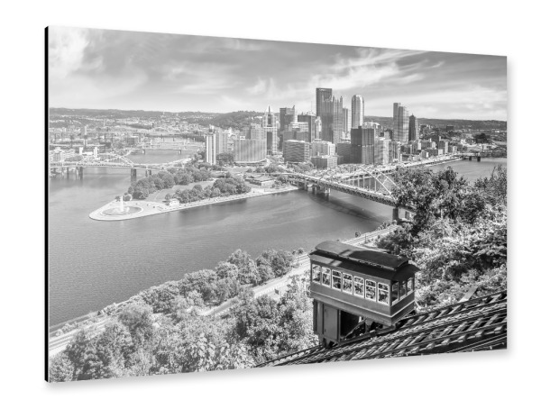 Alu-Dibond "Duquesne Incline in Pittsburgh" 30x20 cm artboxONE
