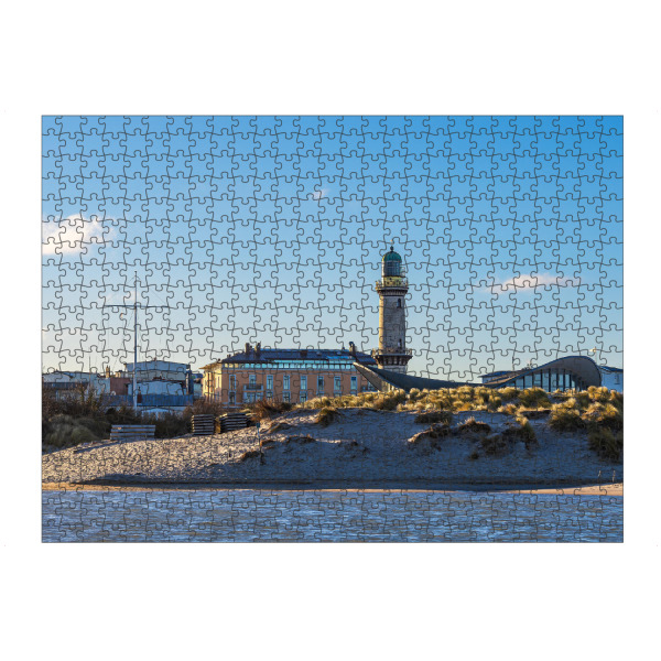 Puzzle Ravensburger "Wahrzeichen von Warnemünde" artboxONE - Natur,Reise,Architektur,Reise / Strand und Meer