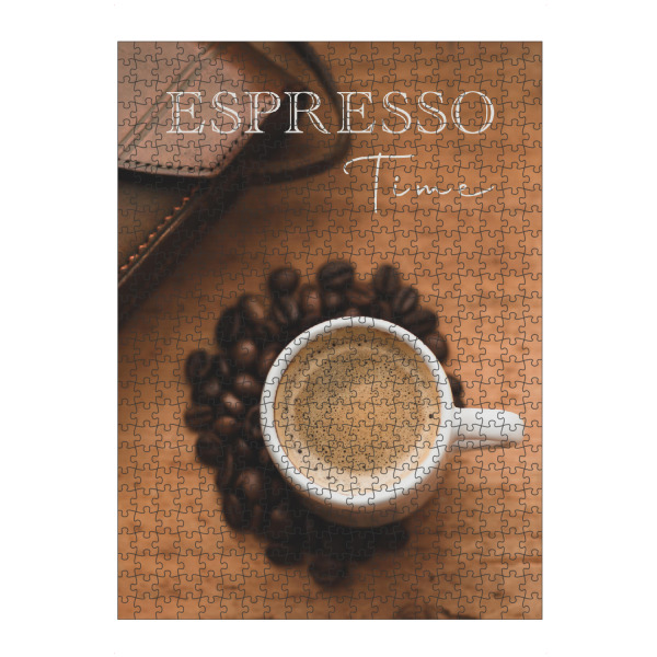 Puzzle Ravensburger "Fotografischer Espresso-Moment" artboxONE - Typografie,Natur,Essen & Trinken
