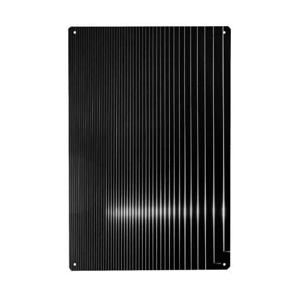 Metall Poster "Reflektion" artboxONE - Städte / Berlin,Schwarzweiß,Architektur,Geometrie - Architektur,Architecture - Blechschild