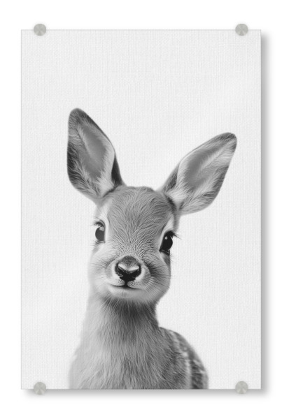 Acrylglasbild "Bambi niedlicher Reh" artboxONE - Natur,Für Kinder,Tiere