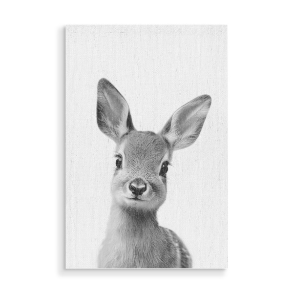 Holzbild "Bambi niedlicher Reh" artboxONE - Natur,Für Kinder,Tiere