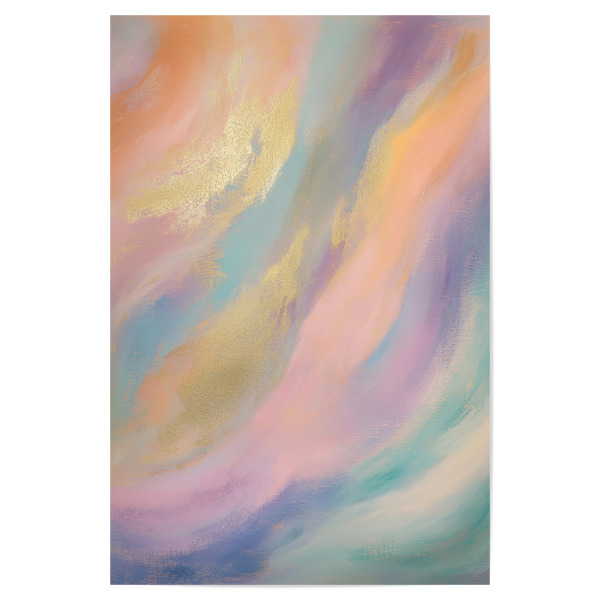 Poster "Sanfte Wellen Kontraste" artboxONE - Natur,Abstrakt,Marmor