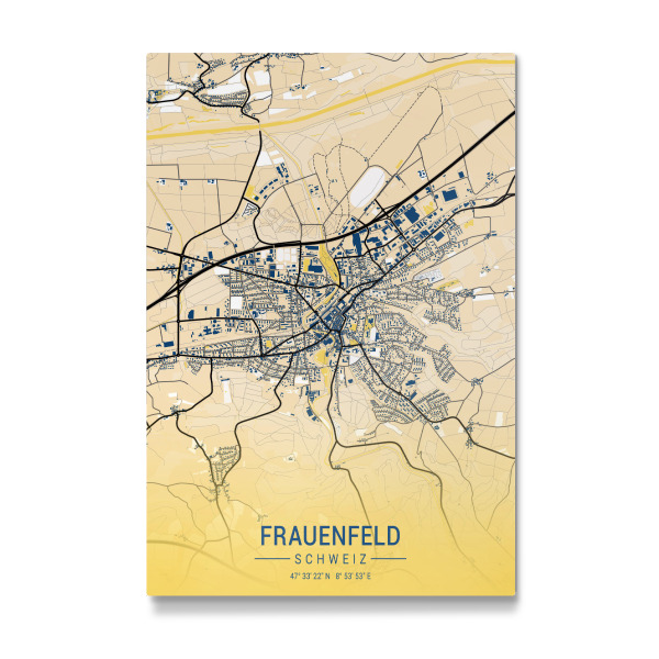 Galerie-Print "City von Frauenfeld" 30x20 cm artboxONE