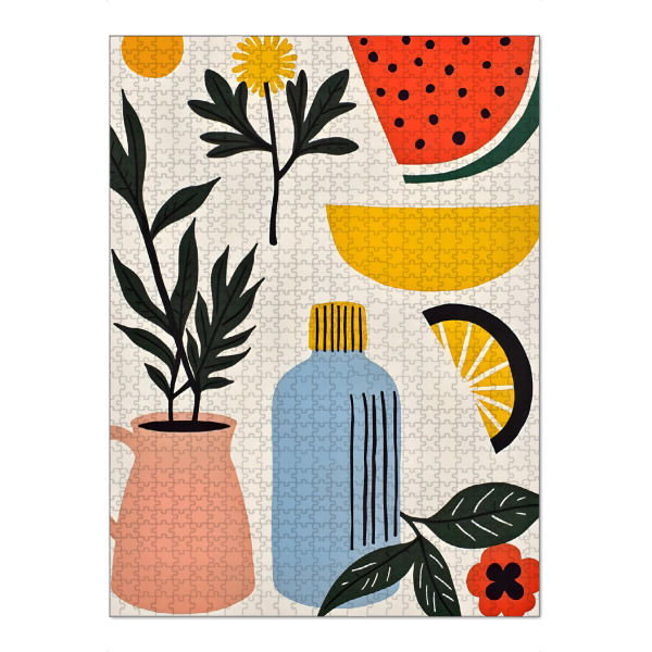 Puzzle Ravensburger "Das kleine Ding" artboxONE - Floral,Essen & Trinken,Abstrakt