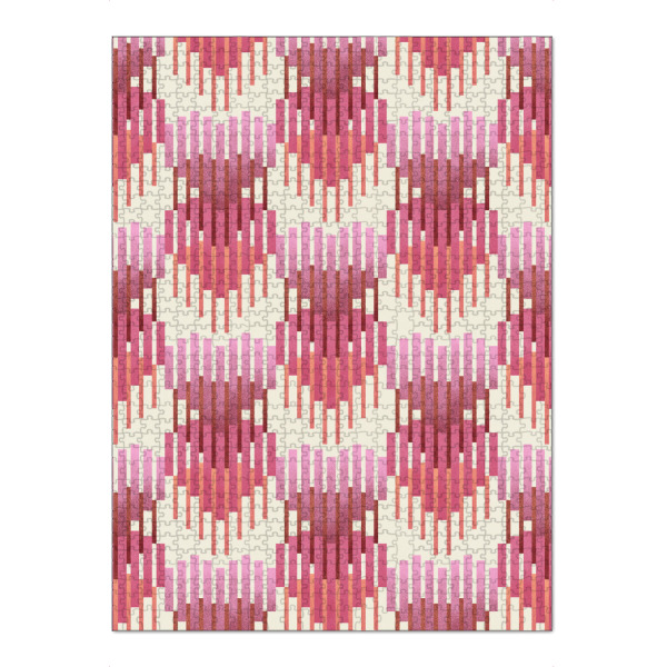 Puzzle Ravensburger "Streifen der Köstlichkeit Liebe" artboxONE - Geometrie,Liebe