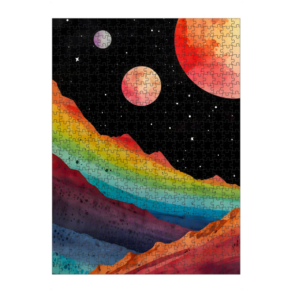 Puzzle Ravensburger "Jenseits der Welt" artboxONE - Abstrakt,Galaxy