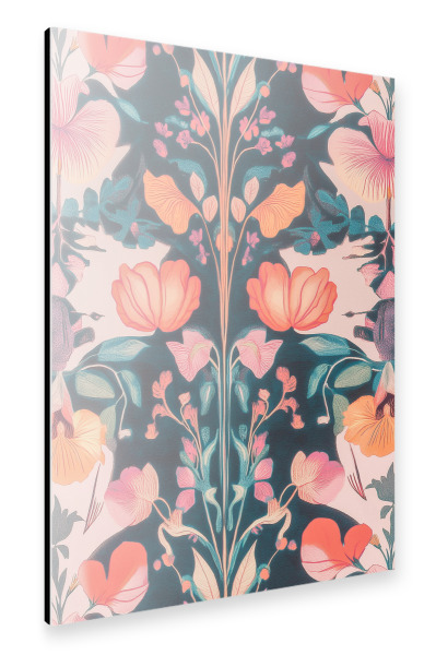 Alu-Dibond "Florale William Morris Eleganz" 30x20 cm artboxONE