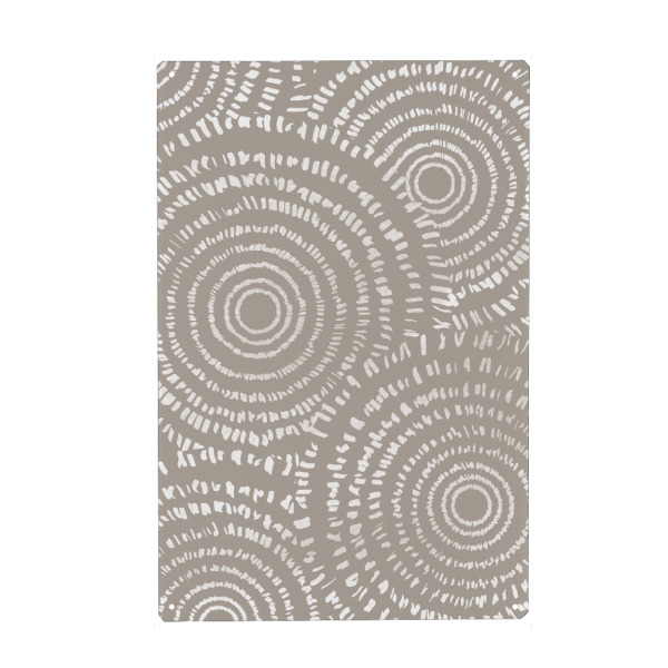 Holzbild "Kreispunktmuster" artboxONE - Abstrakt,Geometrie - Abstract,Abstract art,Circle,Geometric,Dot,Boho,Bohemian