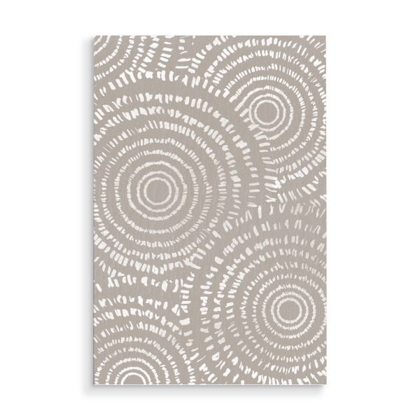 Holzbild "Kreispunktmuster" artboxONE - Abstrakt,Geometrie - Abstract,Abstract art,Circle,Geometric,Dot,Boho,Bohemian