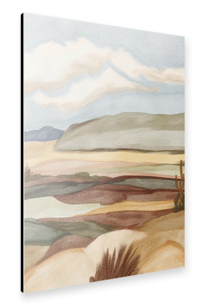 Alu-Dibond "Southwestern landscape" 30x20 cm artboxONE