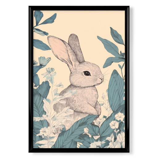 Rabbit in the wood