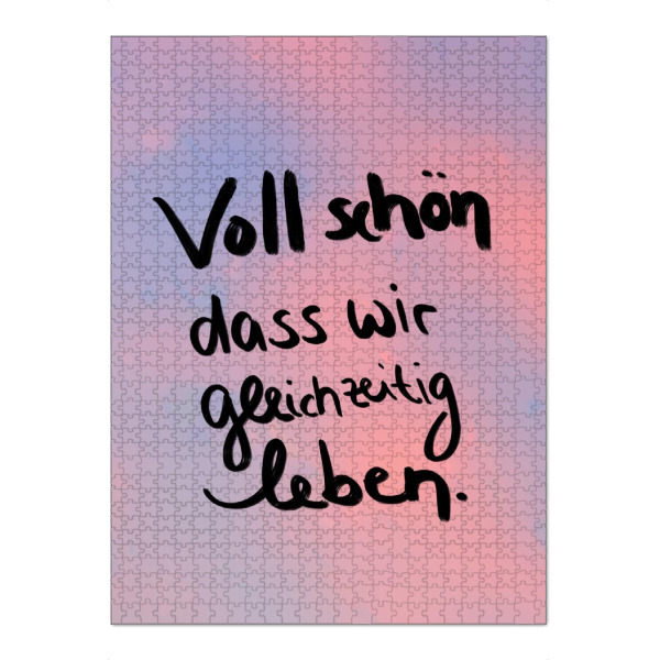 Puzzle Ravensburger "Voll schön" artboxONE - Typografie