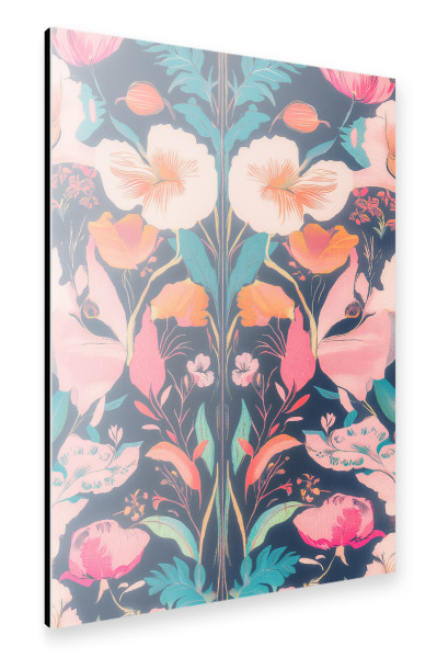 Alu-Dibond "Botanische Morris Symmetrie" 30x20 cm artboxONE