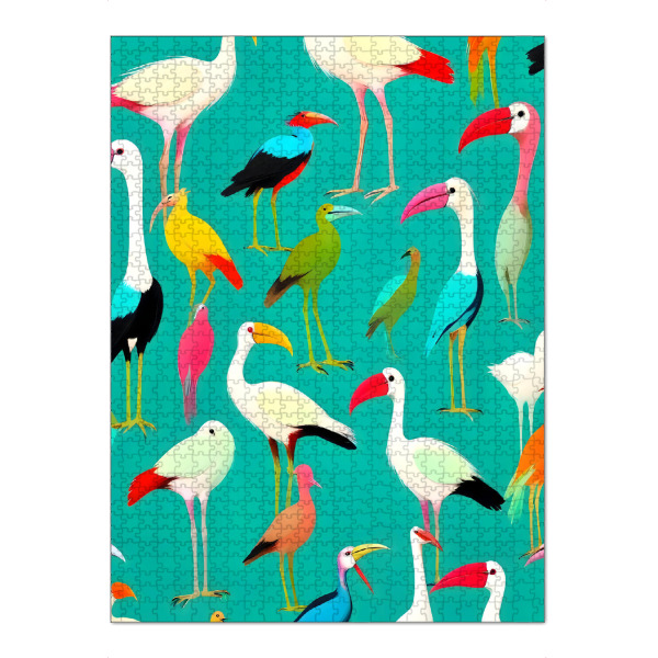 Puzzle Ravensburger "Der Tanz der Vogelfarben" artboxONE - Natur,Tiere