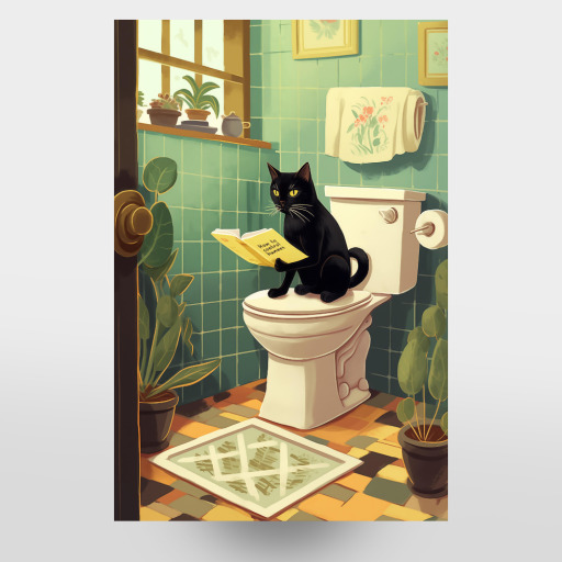Toilet Cat