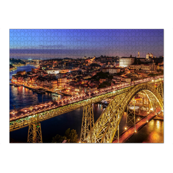 Puzzle Ravensburger "Porto Stadtpanorama" artboxONE - Städte,Architektur,Reise / Länder