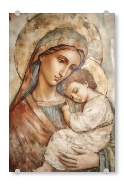 Acrylglasbild "Maria Mutter Jesu Christi" artboxONE - Natur,Menschen,Liebe