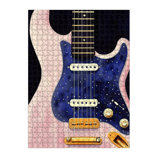 Puzzle Ravensburger "Guitar Music Instrument Art r" artboxONE - Musik - Gitarre,Gitarren,Musik,Sound,Instrument,Musikinstrument - Bild gitarre