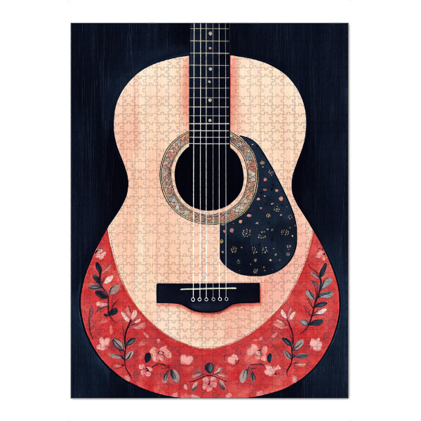 Puzzle Ravensburger "Guitar Music Instrument Art s" artboxONE - Musik - Gitarre,Gitarren,Musik,Sound,Instrument,Musikinstrument - Bild gitarre