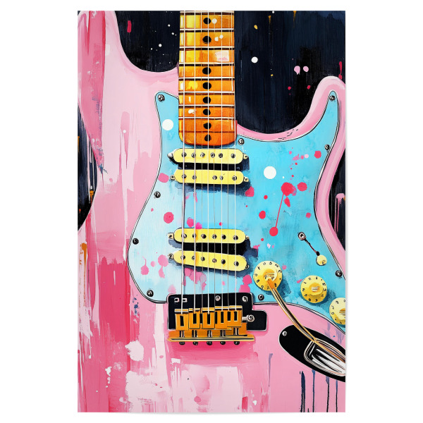 Poster "Guitar Music Instrument Art u" artboxONE - Musik - Gitarre,Gitarren,Musik,Sound,Instrument,Musikinstrument