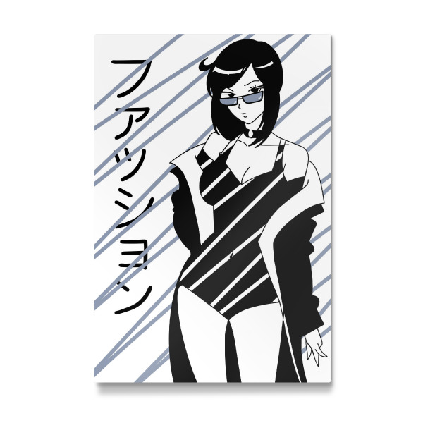 Galerie-Print "Anime Fashion Girl" 75x50 cm artboxONE