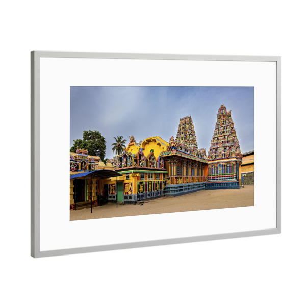 Poster mit Rahmen Silber "Die Tempel von Trincomalee" artboxONE - Architektur,Reise / Asien - Sri lanka,Trincomalee,Tempel,Religion,Hinduismus