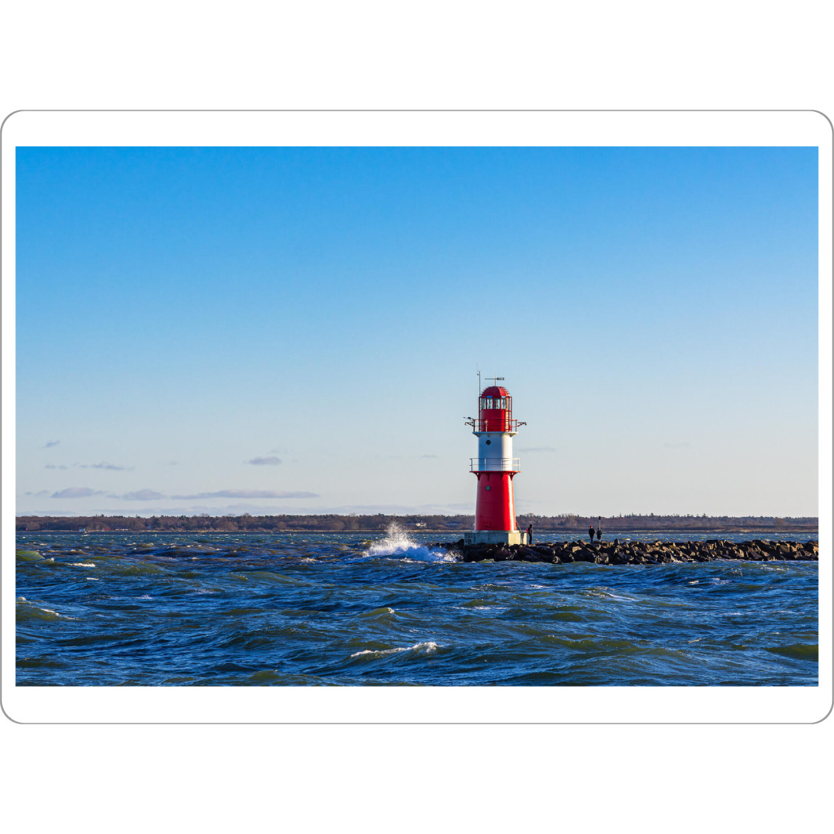 Tischset "Mole und Turm" artboxONE - Natur,Reise,Architektur,Reise / Strand und Meer