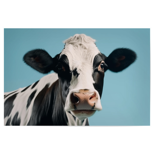 Poster 30x20 cm "Treffen Sie die Kuh" artboxONE - Tiere - Kuh,Tier,Farm
