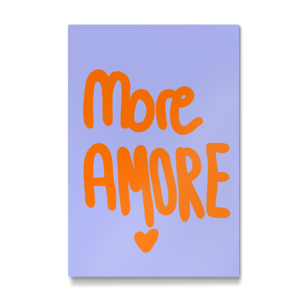 Galerie-Print "More Amore lila" 30x20 cm artboxONE