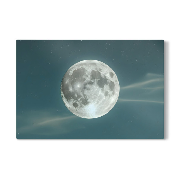 Galerie-Print "Vollmond in Nachthimmel" 75x50 cm artboxONE