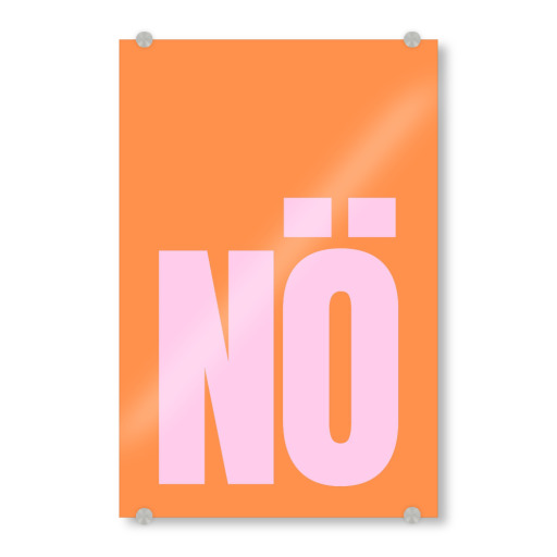 NÖ - orange/rosa