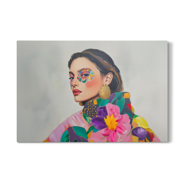 Galerie-Print "Gold Style Liebt make-up" 75x50 cm artboxONE