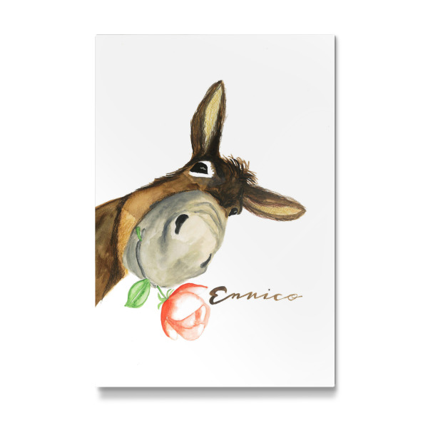 Galerie-Print "Der kleine Esel Enrico" 30x20 cm artboxONE