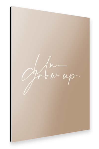 Alu-Dibond "Nicht ausgebaut" 75x50 cm artboxONE