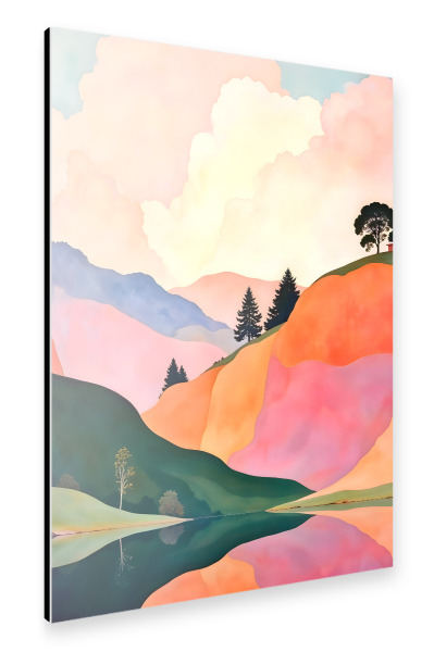 Alu-Dibond "Liebe in der Luft" 75x50 cm artboxONE