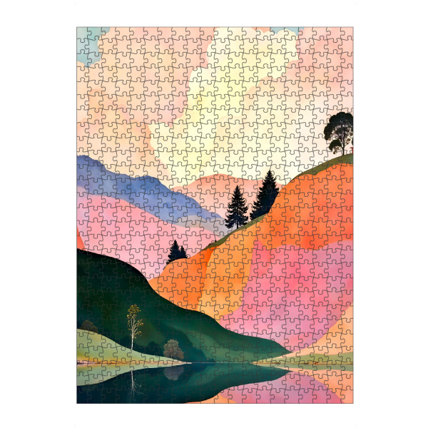 Puzzle Ravensburger "Liebe in der Luft" artboxONE - Natur,Abstrakt