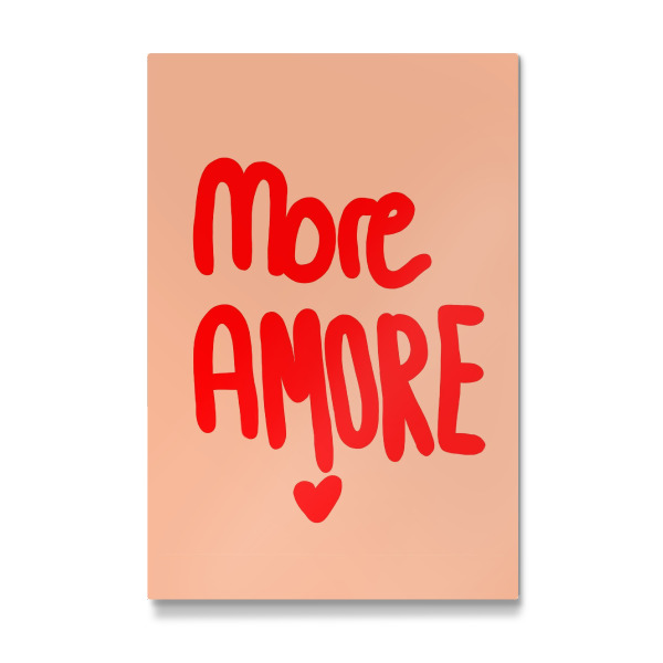 Galerie-Print "More Amore red" 75x50 cm artboxONE