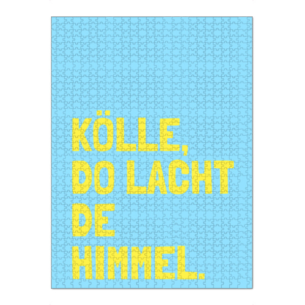 Puzzle Ravensburger "Kölle - do lacht de Himmel" artboxONE - Städte / Köln,Typografie