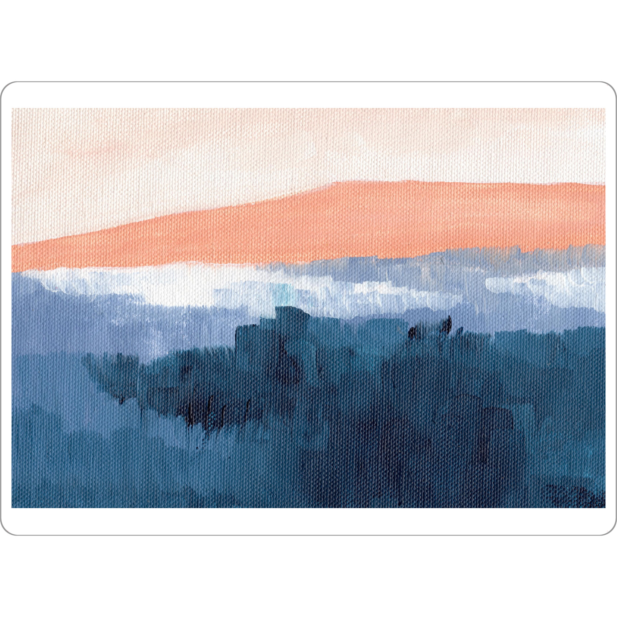 Tischset "Blush pink hill" artboxONE - Natur,Abstrakt