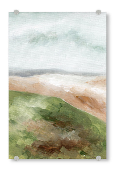 Acrylglasbild "Misty Field" artboxONE - Natur,Reise,Abstrakt