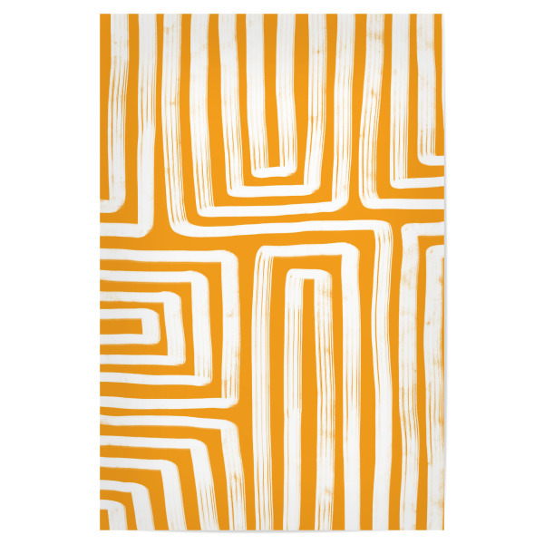 Poster 30x20 cm "Line study yellow" artboxONE - Abstrakt,Geometrie