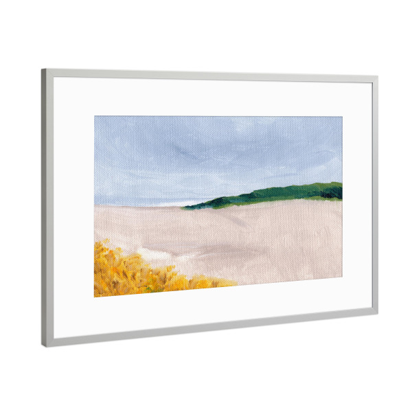 Poster mit Rahmen Silber "Sicily Coastal view" artboxONE - Natur,Reise,Abstrakt