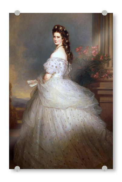Acrylglasbild "Kaiserin Elisabeth" artboxONE - Menschen - Kaiserin elisabeth,Gemälde,Malerei,Kunst,Franz,Xavier,österreich,Kaiserin,Elisabeth,Kleid