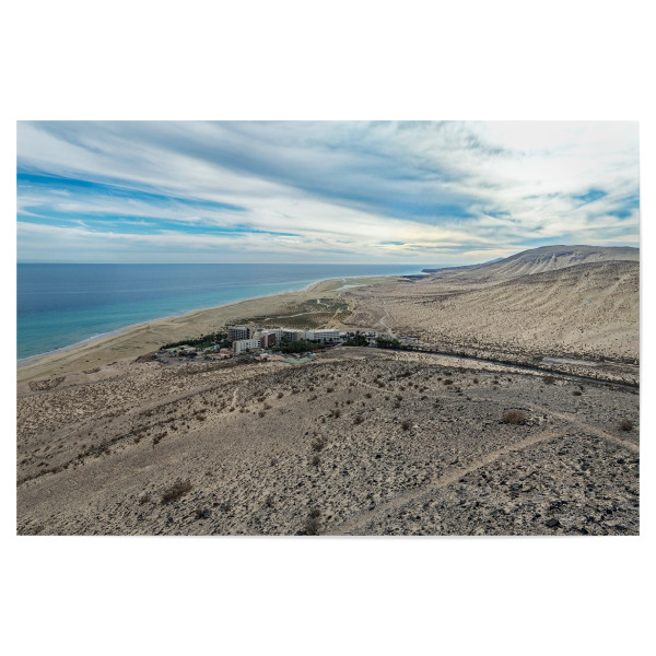 Poster 30x20 cm "Playa de Sotavento - Fuerteventura" artboxONE - Natur,Reise,Reise / Strand und Meer