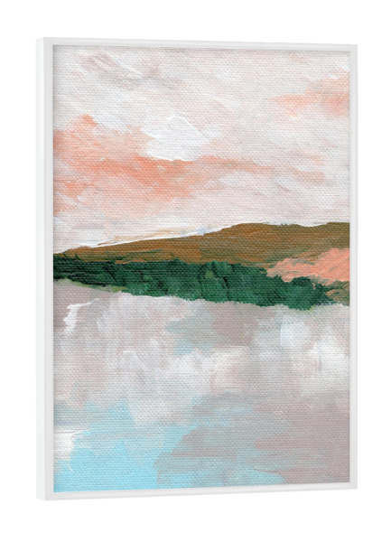 Poster mit weißem Rahmen "Abstract seaside" artboxONE - Natur,Abstrakt